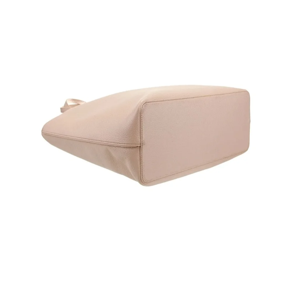 Tory Burch Cream BLUSH Structured Tote Bag - Picture 4 of 4